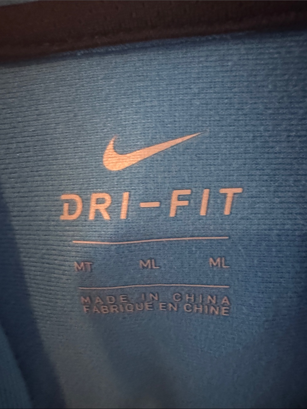 Nike Bright Blue Dri-FIT Performance Top - Picture 4 of 6